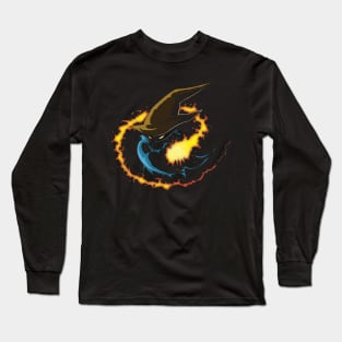 Black Mage Shadow Long Sleeve T-Shirt